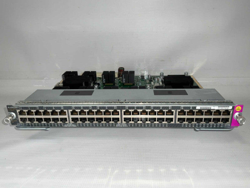Cisco WS-X4648-RJ45V+E POE 48 port Gigabit Module  Q-