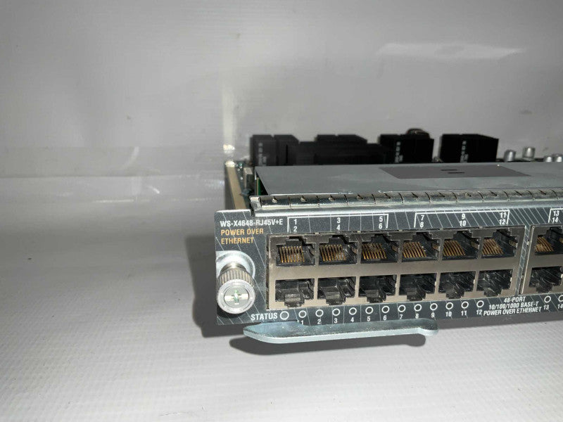 Cisco WS-X4648-RJ45V+E POE 48 port Gigabit Module  Q-