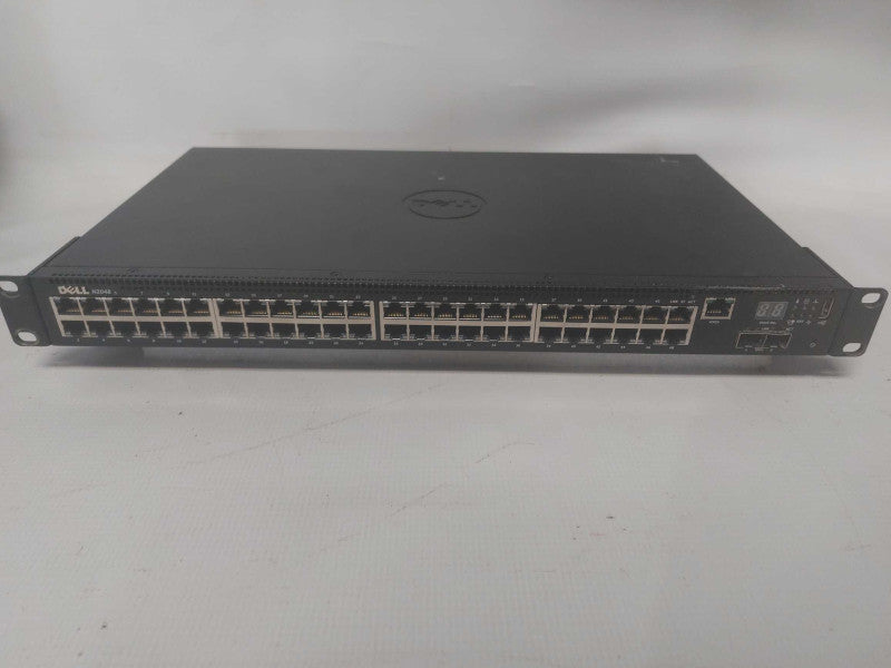 Dell N2048 48-Port Layer 3 Gigabit Ethernet Network Switch w Rack Ears x2 SFP