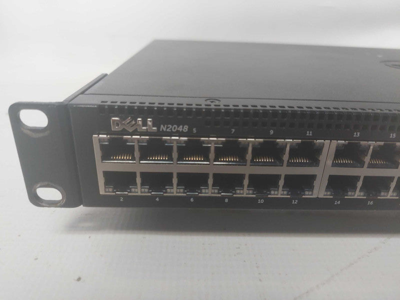 Dell N2048 48-Port Layer 3 Gigabit Ethernet Network Switch w Rack Ears x2 SFP