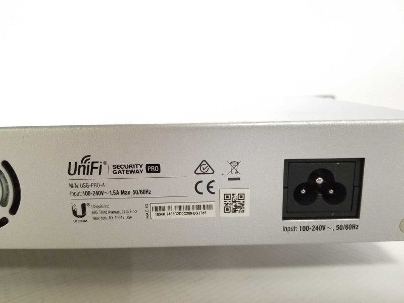 Ubiquiti Unifi USG-PRO-4 Secure Gateway, Read _