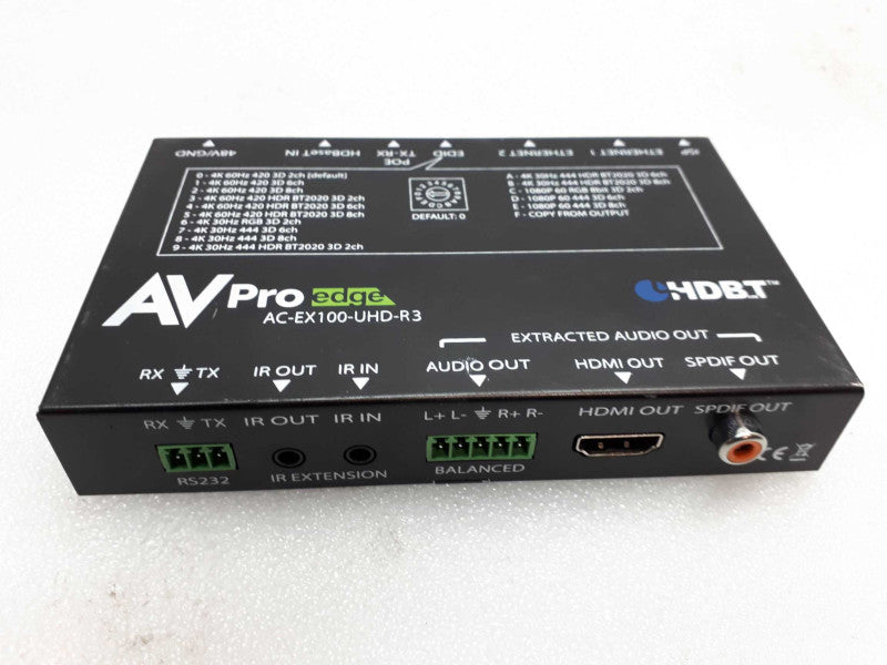 AV Pro Edge AC-EX100-UHD-R3 100m HD BaseT Receiver &