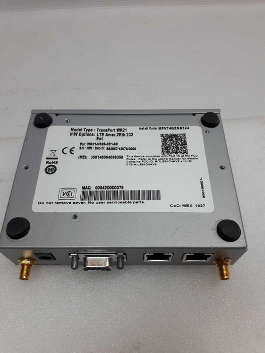 Digi Transport WR21 LTE Cellular Router WR21 M52B-DE1-SB &