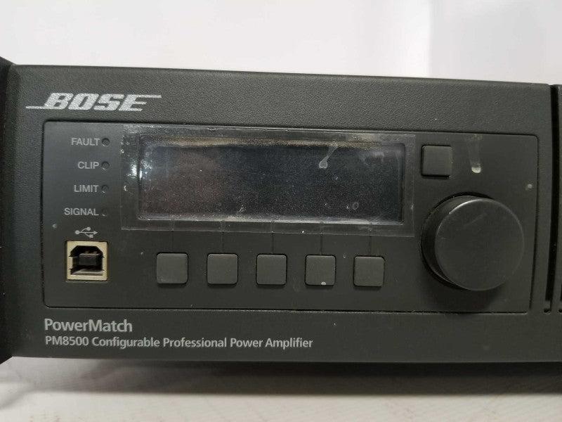 Bose Powermatch PM8500 configurable Professional Power Amplifier, READ Q_