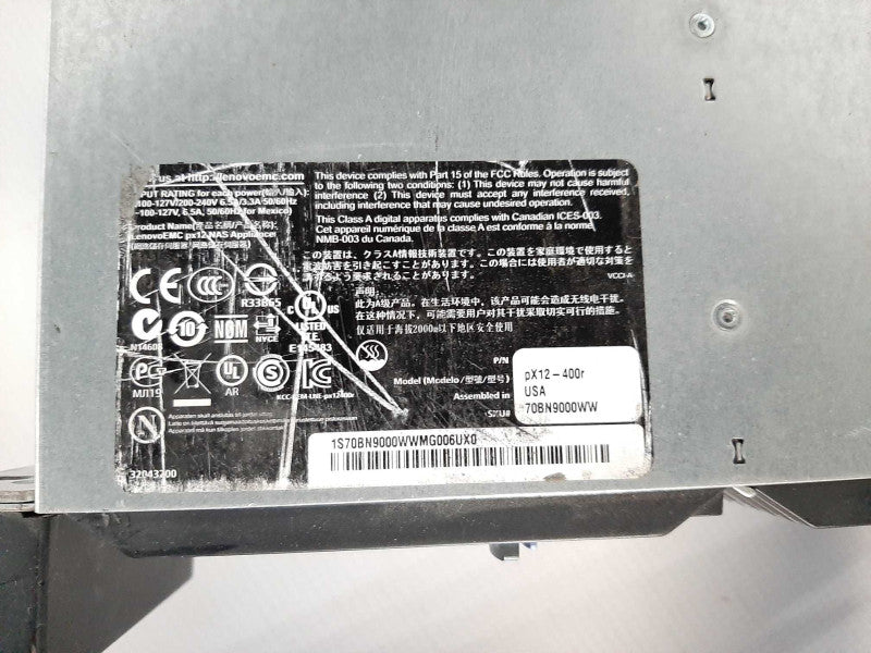 Lenovo EMC PX12-450R Network Storage Array $