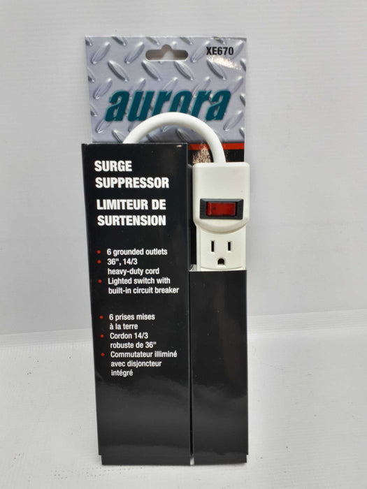 SURGE SUPPRESSOR â XE670 6 Outlets, 3\\' Cord  Q&