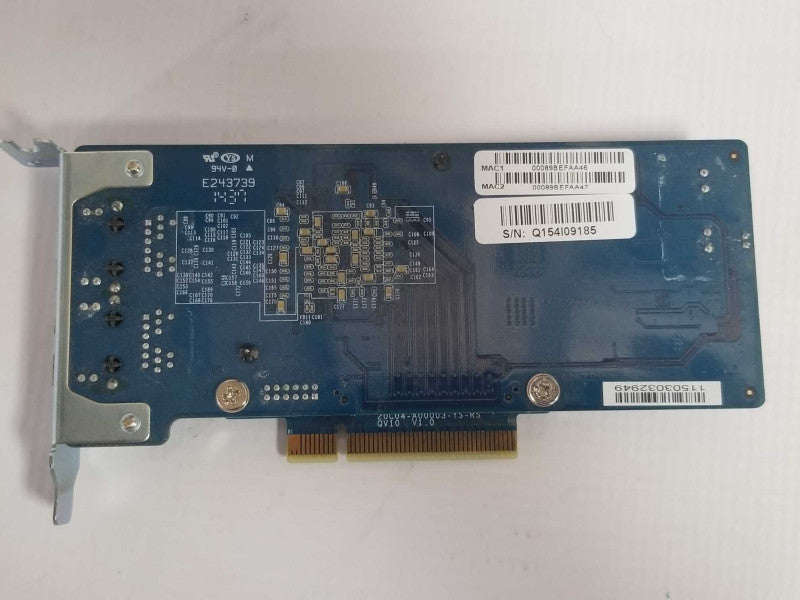 QNAP LAN-10G2T-U Dual Port 10GbE 10GBase-T Copper PCI-E Expansion Card _