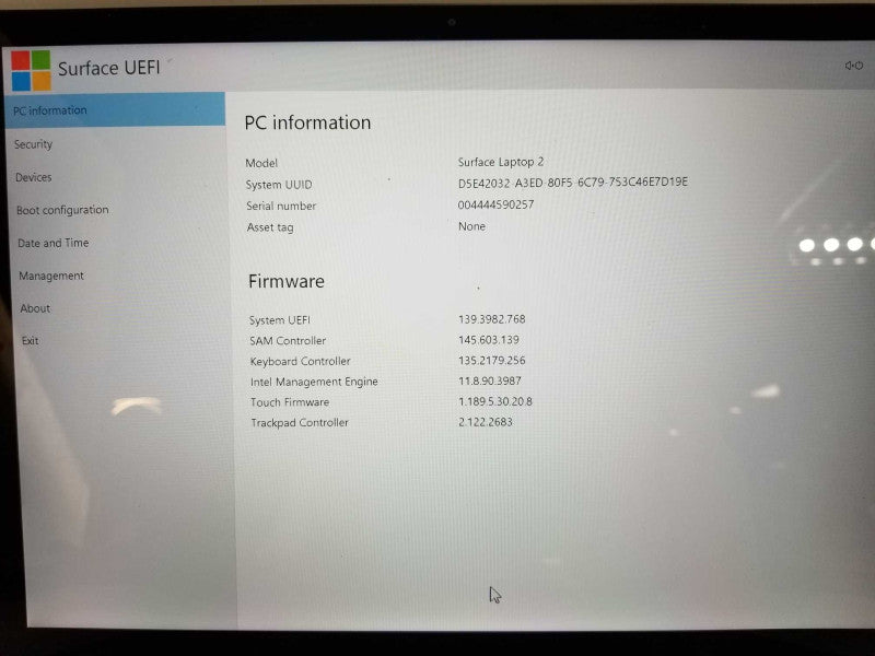 Surface Laptop 2 i7-8650U @ 1.90ghz / 16gb ram / 512gb NvME SSD - READ #