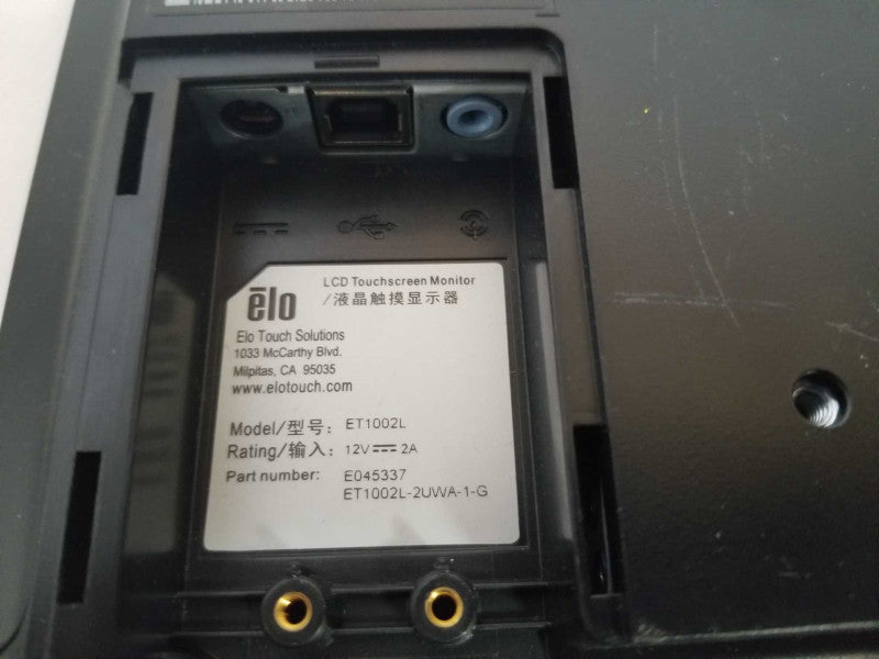 Elo ET1002L-2UWA-1-G Touchscreen Monitor 10.1in  Q_