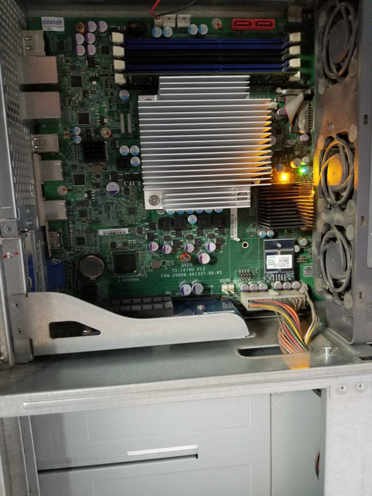 QNAP Network attached storage TS-1679U-RP with 16x 2TB HDDs installed _