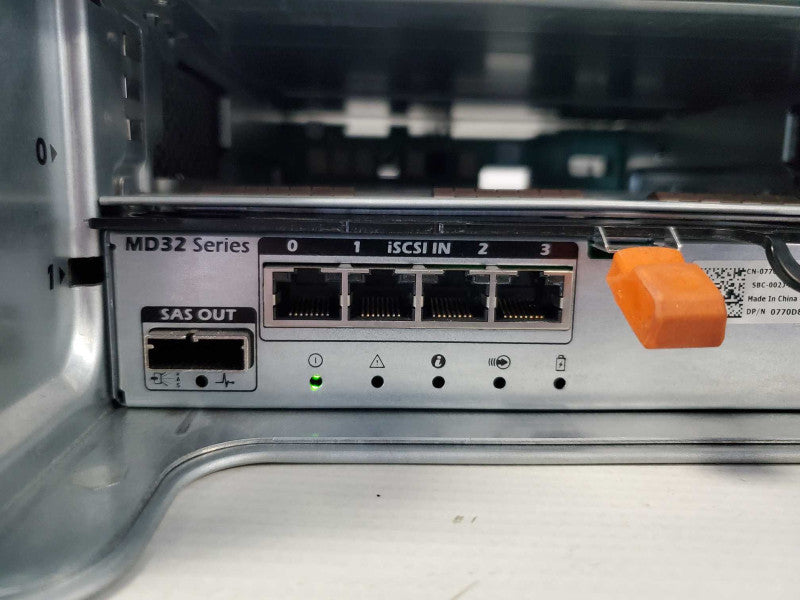 Dell PowerVault MD3200i With 1x MD32 Series Controller E02M 0770D8 )
