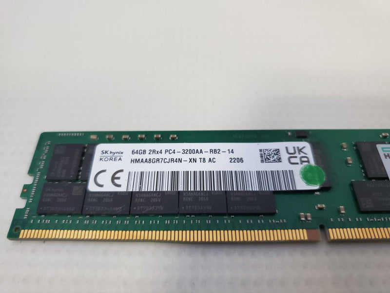 SK Hynix 1 x 64GB 2Rx4 PC4-3200AA Server Memory DDR4 )