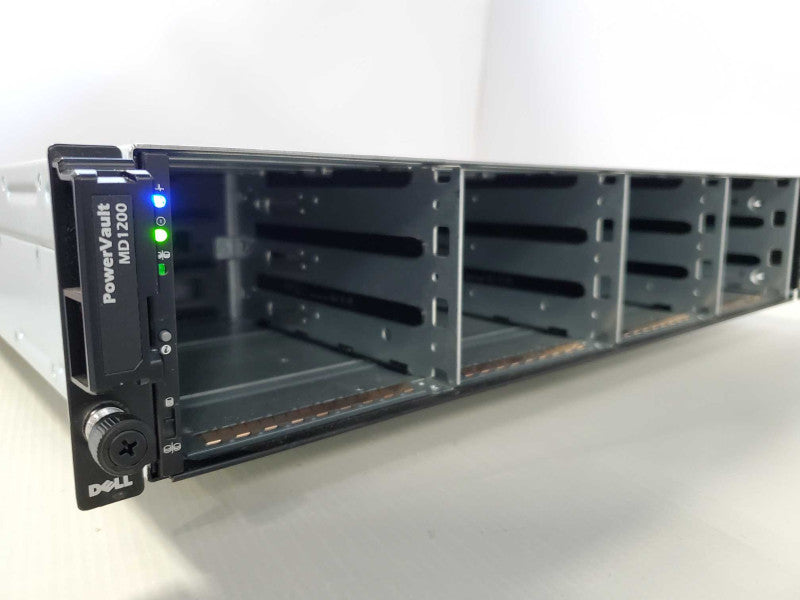 Dell PowerVault MD1200 12LFF Storage Array, 2x MD12 Controllers, 2 x 600W PSU Q)