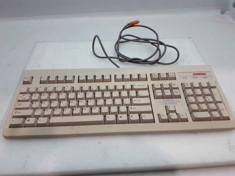 Vintage Compaq Computer NMB PS/2 Keyboard RT6656TW PC English &