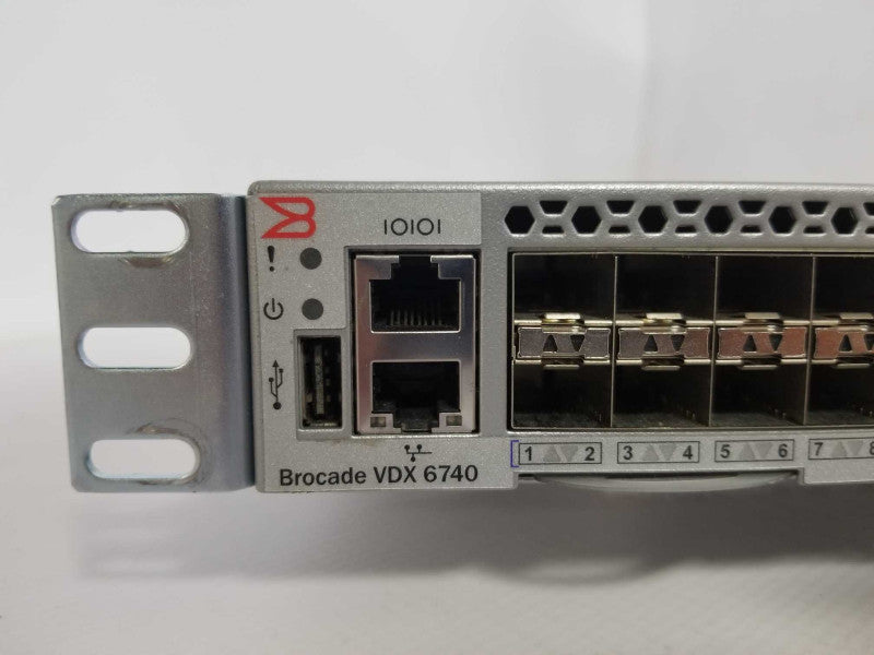 Brocade VDX 6740 BR-VDX6740-24-F 10GbE SFP+ 4x 40Gb QSFP+ Read  Q_