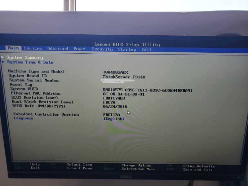 Lenovo ThinkServer TS140 Xeon E3-1226 v3 @ 3.30GHz 20GB Ram )