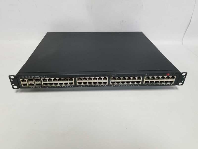Brocade ICX 6450-48P Switch PoE+ 780W 2x1G SFP+ & 2x1G/10G SFP+ Uplink Ports Q#