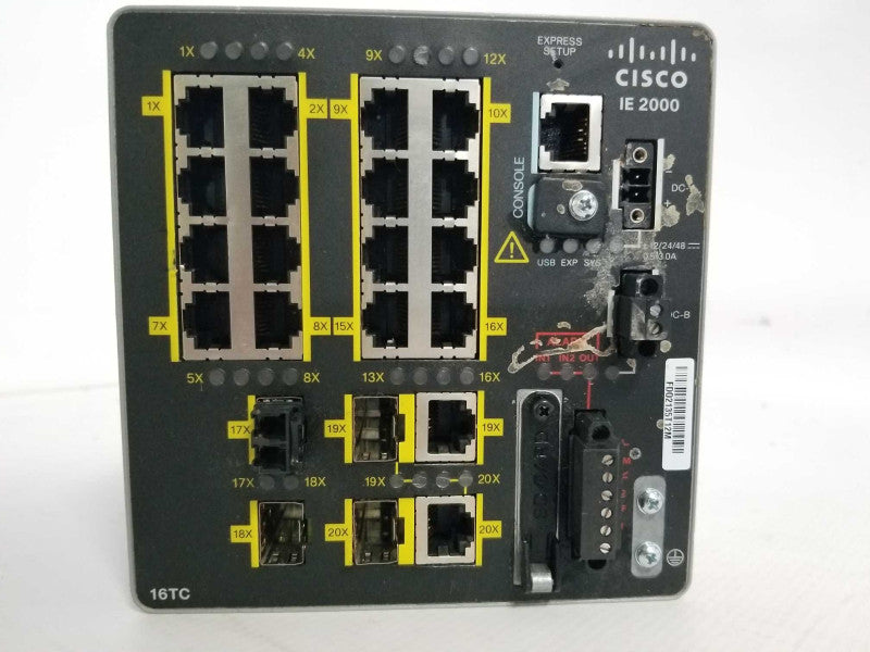 Cisco IE-2000-16TC-B 20-Port Managed Industrial Ethernet Switch Q_