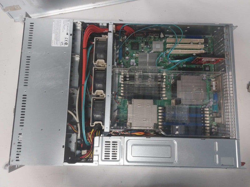 SuperMicro 825-7 X8DTN 2x Intel Xeon X5660 @2.8GHz 32GB RAM