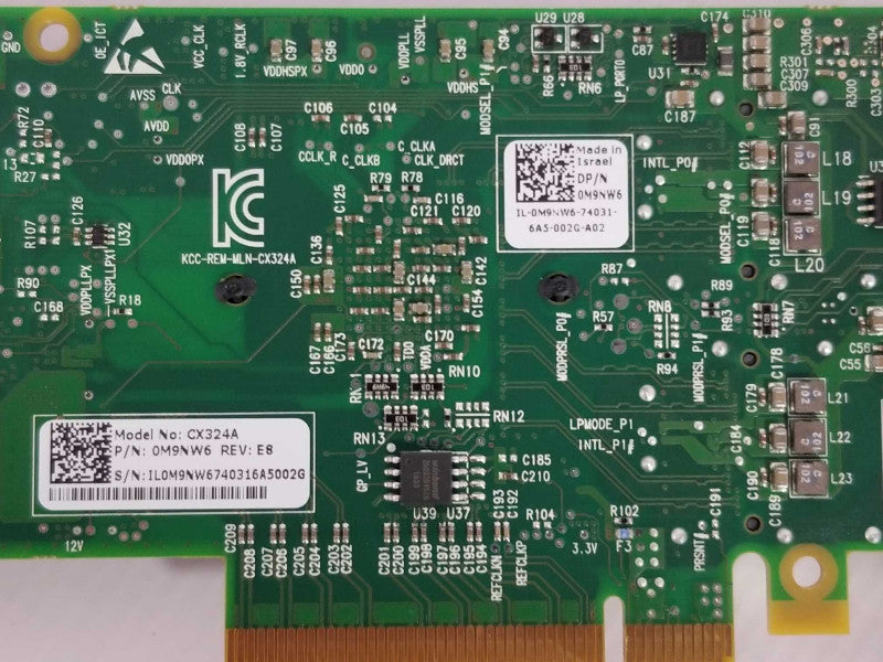 DELL Mellanox 40GBe 2xQSFP+ 0M9NW6 Low Profile Q_