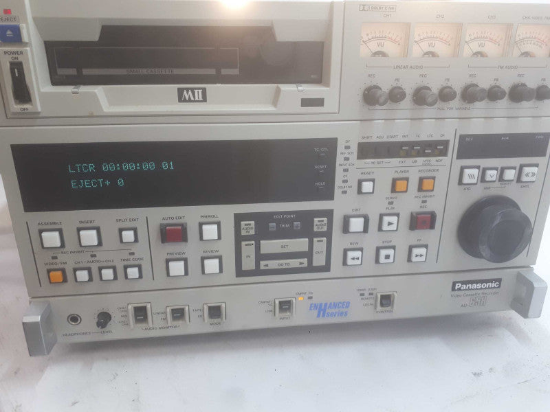 Panasonic Video Cassette Recorder Mini Tape MII Model# AU-65H-P