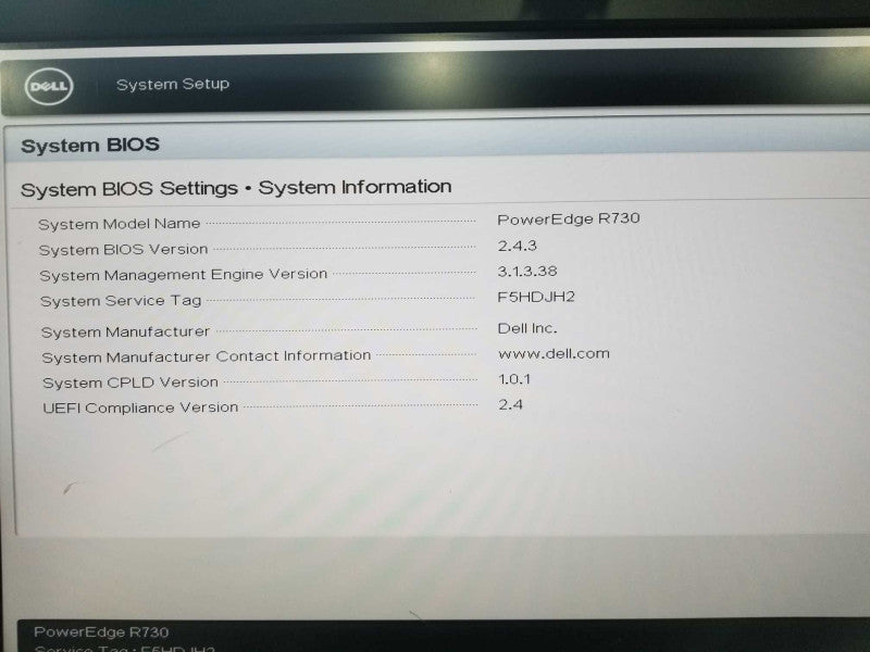 Dell Poweredge R730 2x Xeon E5-2630 V4 @ 2.20ghz / 64gb ram / H730P Mini Raid #