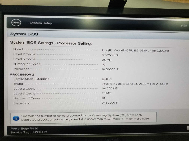 Dell Poweredge R430 2x Xeon E5-2630 V4 @ 2.20ghz / 32gb ram / H730 Mini Raid #