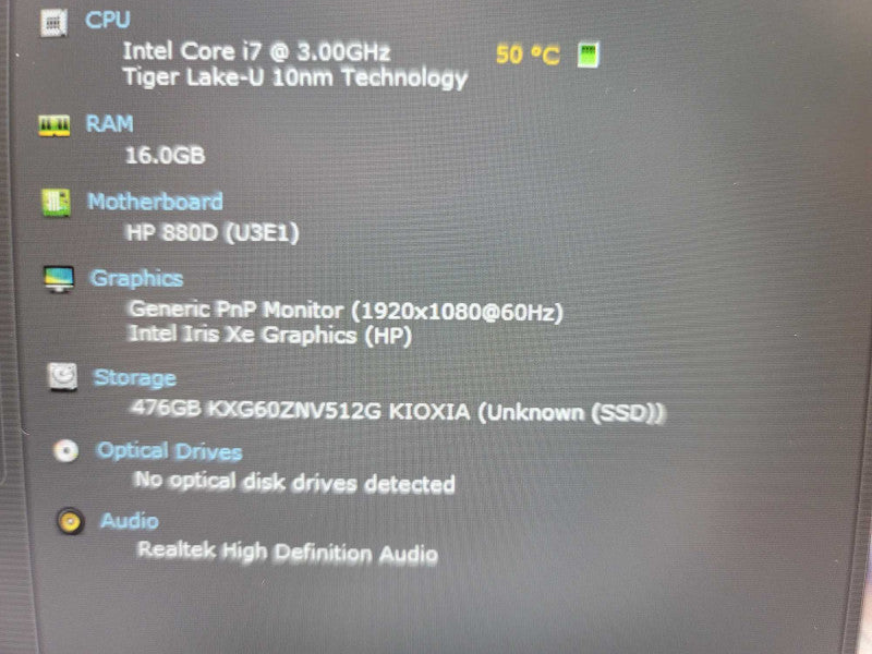 HP EliteBook 840 G8 i7-1185G7 @ 3.00 GHz, 16GB DDR4, 512GB SSD w/ BOX!! Î²