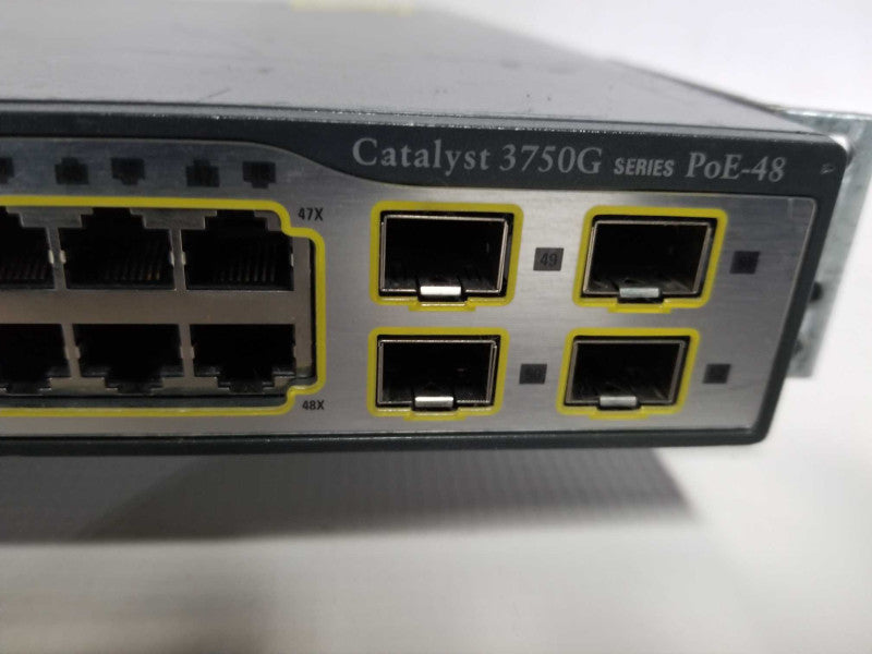 Cisco Catalyst 3750 gigabit PoE Series - 48x port - WS-C3750G-48PS-E / Reset #