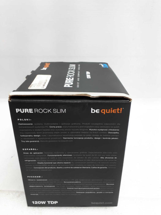 Be Quiet BK008 Pure Rock Slim CPU Cooler 120w TDP &