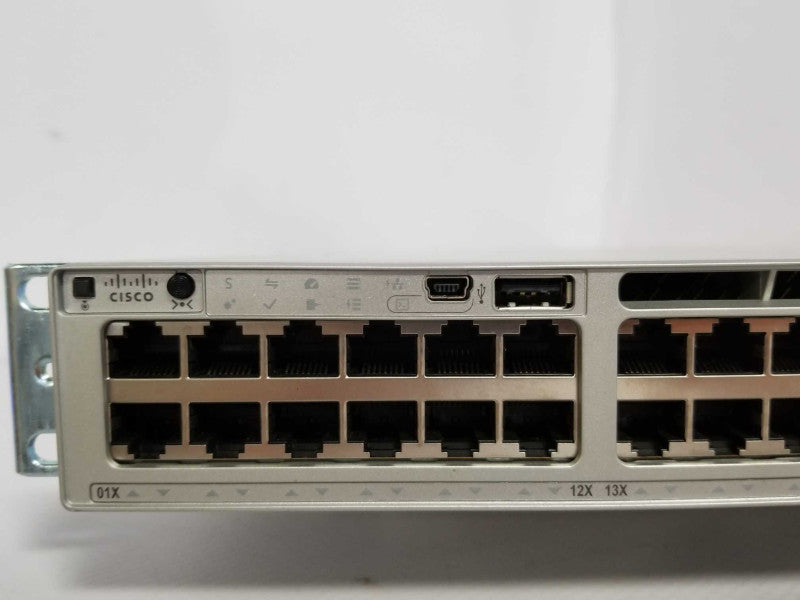 Cisco Catalyst C9300-48U-E PoE+ 48 Port Switch with, 2x PSU, Read _