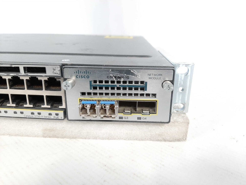 Cisco Catalyst 3750x Series Gigabit PoE+ switch WS-C3750X-48PF-S Q$