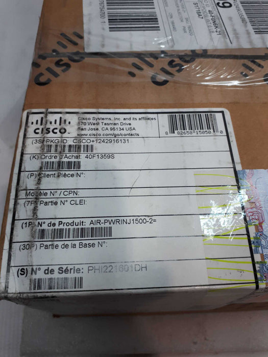 New Open Box Cisco AIR-PWRINJ1500-2 Aironet PoE Power Injector &