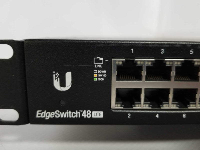 UBIQUITI ES-48-LITE-US Edgeswitch Lite 48 RJ45 Port 2 SFP+ Ports 2 SFP, READ _