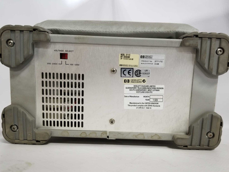 HP / Agilent 37717C OmniBER 717C Communications Performance Analyzer, READ _