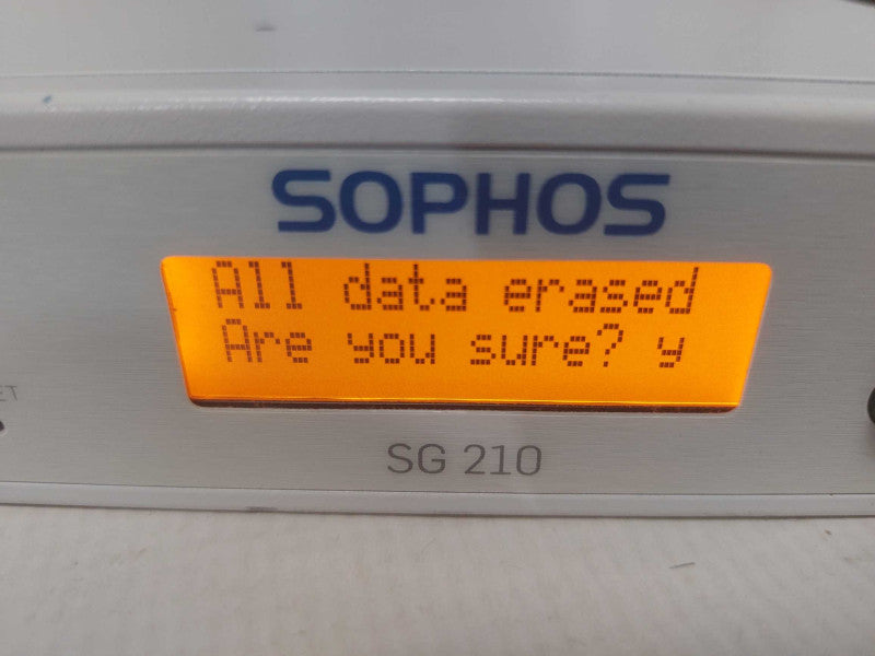 Sophos SG 210 Network Firewall Security Appliance
