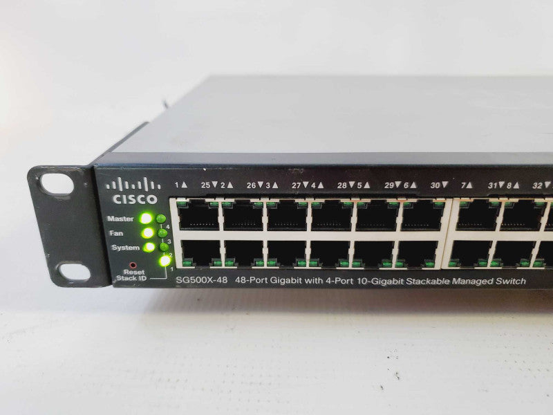 Cisco SG500X-48-K9 48-Port, 4-Port 10Gigabit Stackable Managed Switch (