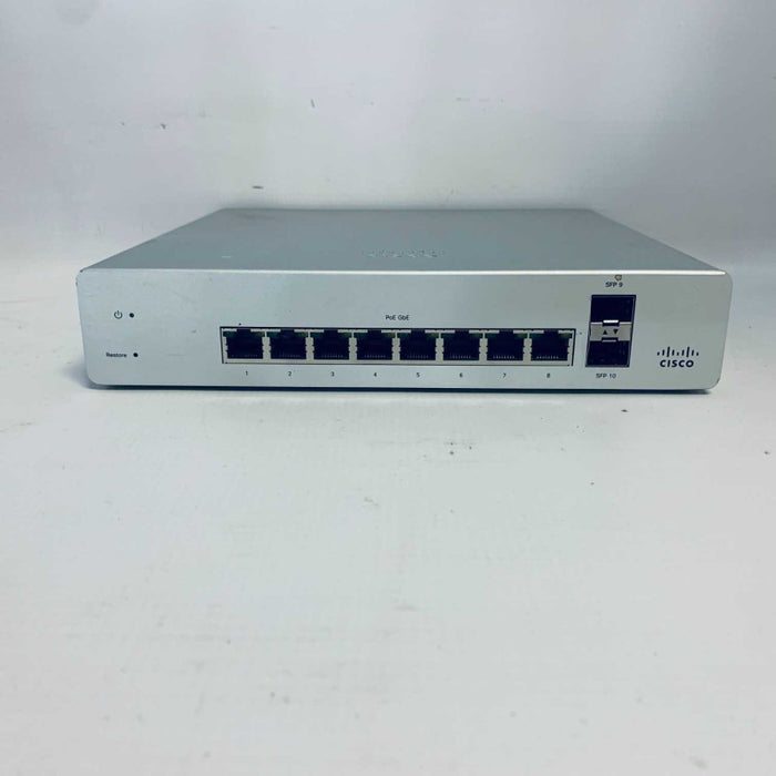 Cisco Meraki MS220-8P-HW 8 Port Desktop Ethernet Switch =