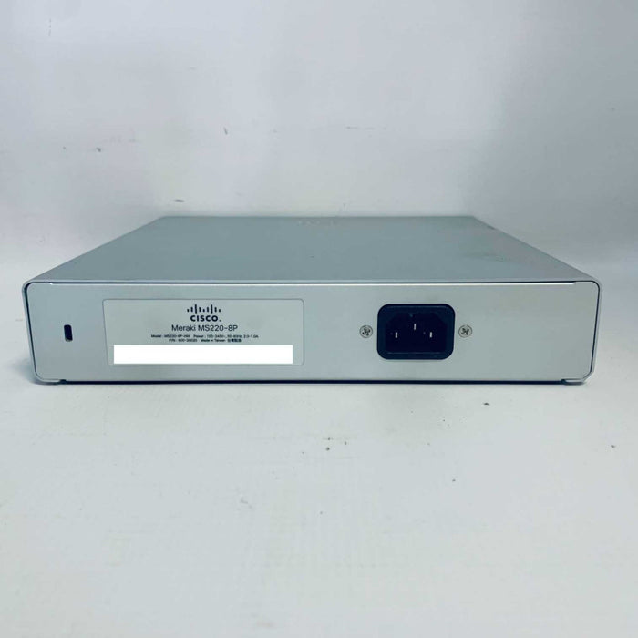 Cisco Meraki MS220-8P-HW 8 Port Desktop Ethernet Switch =