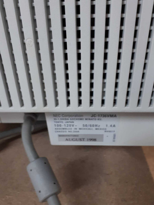 NEC A700â¢ (JC-1736VMA) 17\\" MultiSyncÂ® Multisync CRT Monitor &