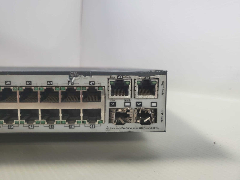 HP ProCurve 2610 48 Port PWR J9089A PoE Switch *READ* )