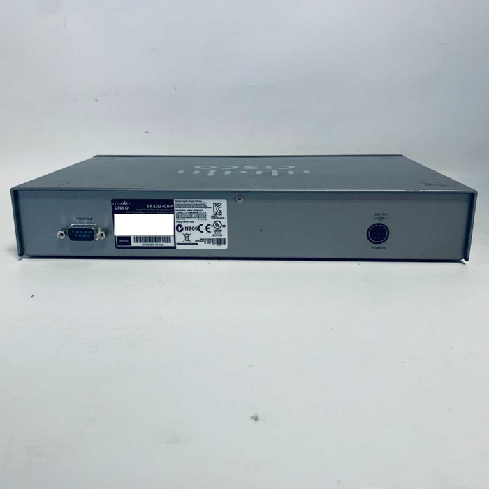 Cisco SF302-08P SRW208P-K9 V02 8-Port 10/100 PoE Managed Switch =