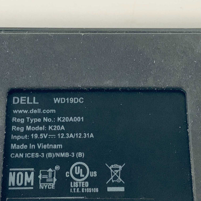 Dell Performance Dock WD19DC Docking Station with 240W Power Adapter =