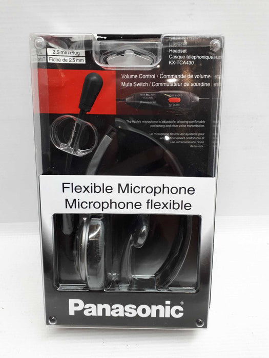 PANASONIC KX-TCA430  HEADSET WITH FEXIBLE NOISE-CANCELLING MICROPHONE Q&