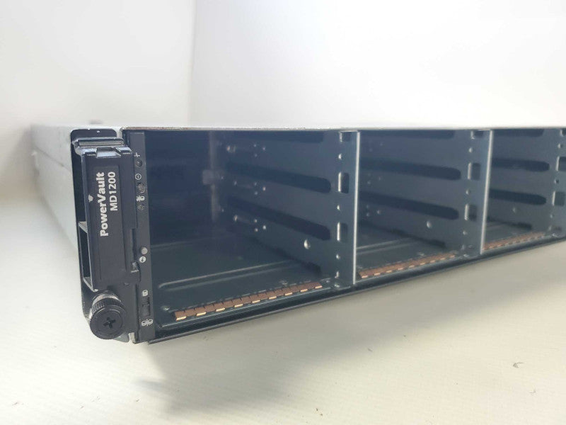 Dell PowerVault MD1200 Chassis Only With 2x 600W PSU  )