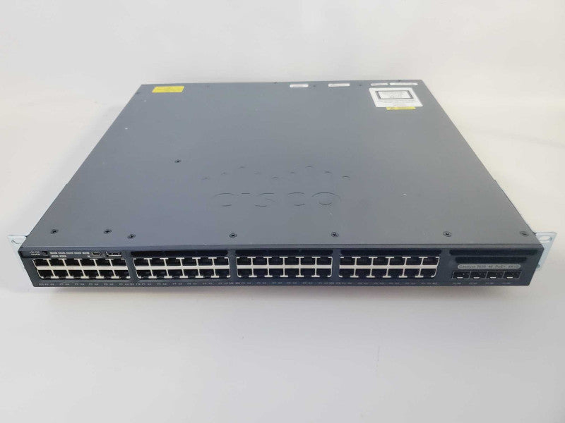 Cisco Catalyst 3650 48 Port PoE 4x1G IP Base Switch WS-C3650-48PS-S Q(