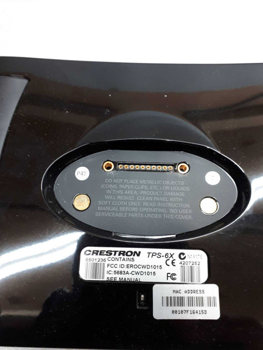 Crestron TPS-6X-DS-LP Low Profile Docking Station / Base - Black &