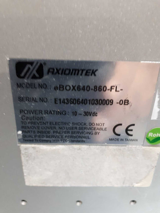 Axiomtek eBOX640 -860-FL Q&