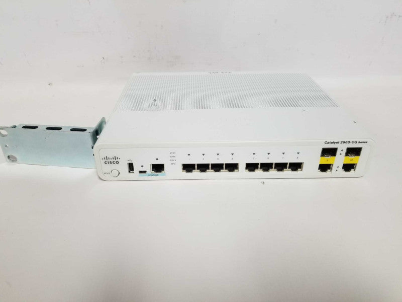 Cisco WS-C2960CG-8TC-L 8 Ethernet Ports, LAN Base Compact Switch - Fact Reset #