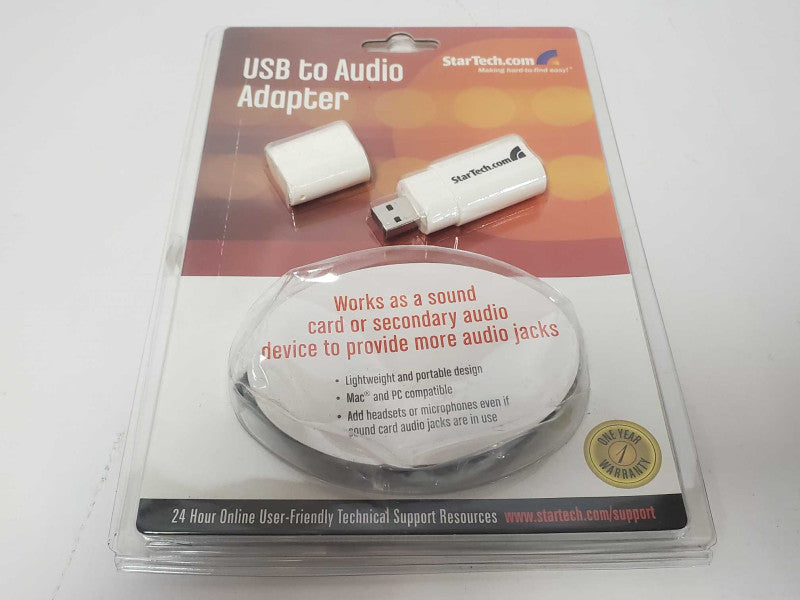 StarTech.com USB to Audio Jack Adapter Q|